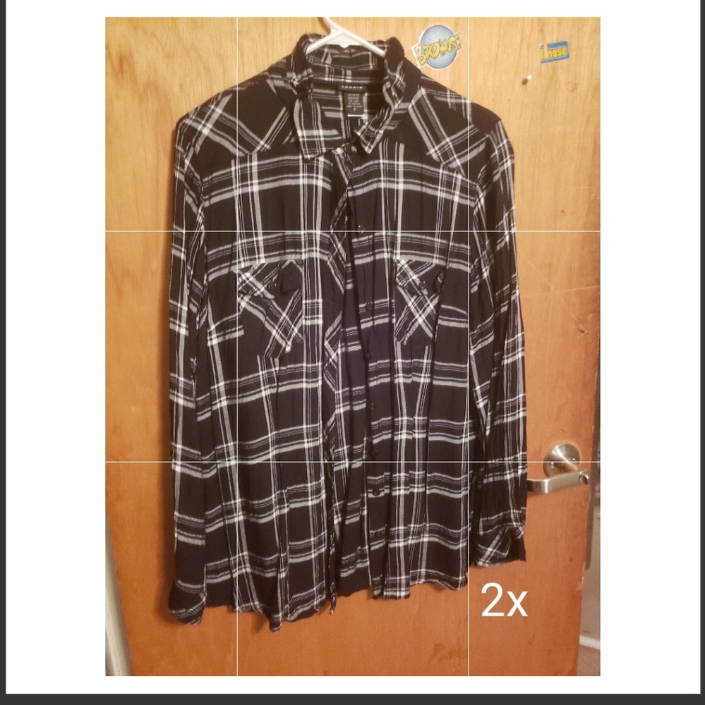 Torrid plaid shirt